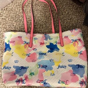 Juicy Couture Colorful Logo Tote